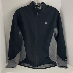 Pearl Izumi Black and White Women's Winter Running Biking Ski Jacket